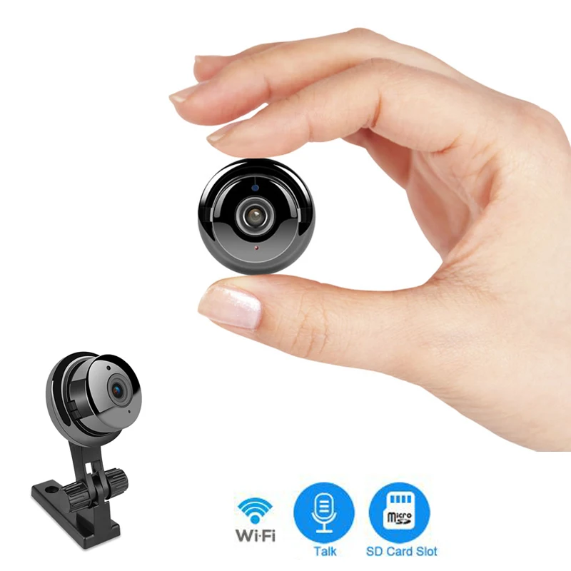 

Wireless Camera 720P HD 360 Wide Angle VR 1.0MP Mini WIFI Night Vision Smart Home Security IP Camera Onvif Monitor Baby Monitor