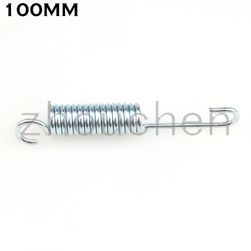 75mm 90mm 100mm 110mm 125mm Stainless Steel Spring Cylindroid Helical Pullback Extension Tension Coil Kickstand Dirt Pit Bike