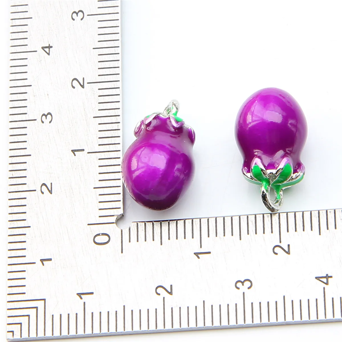 30pcs hot selling mini three-dimensional oil dripping fruit and vegetable strawberry pendant DIY bracelet jewelry accessories