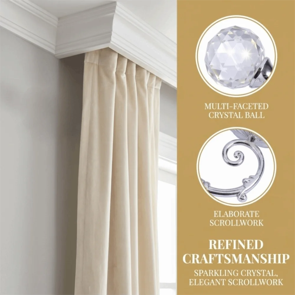2 PCS Aluminum Crystal Curtain Hook Wall Mounted Multi-functional Curtain Holdback Decorative Retro Style Coat Hook
