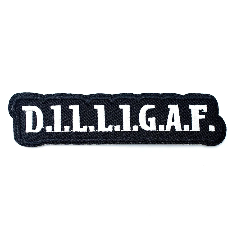 

DILLIGAF (Size:2.6x11.5cm) Cloth Badges Mend Decorate Patch Jeans Bag Hat Clothes Apparel Sewing Decoration Applique Patches