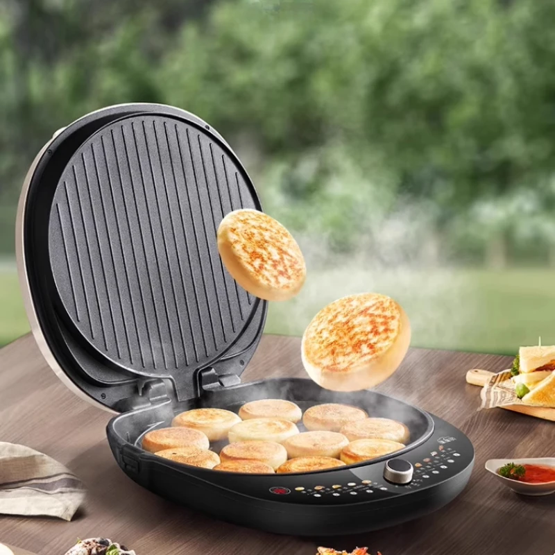 Electric baking pan household double-sided heating pancake pan pancake deeper and larger electric baking pan