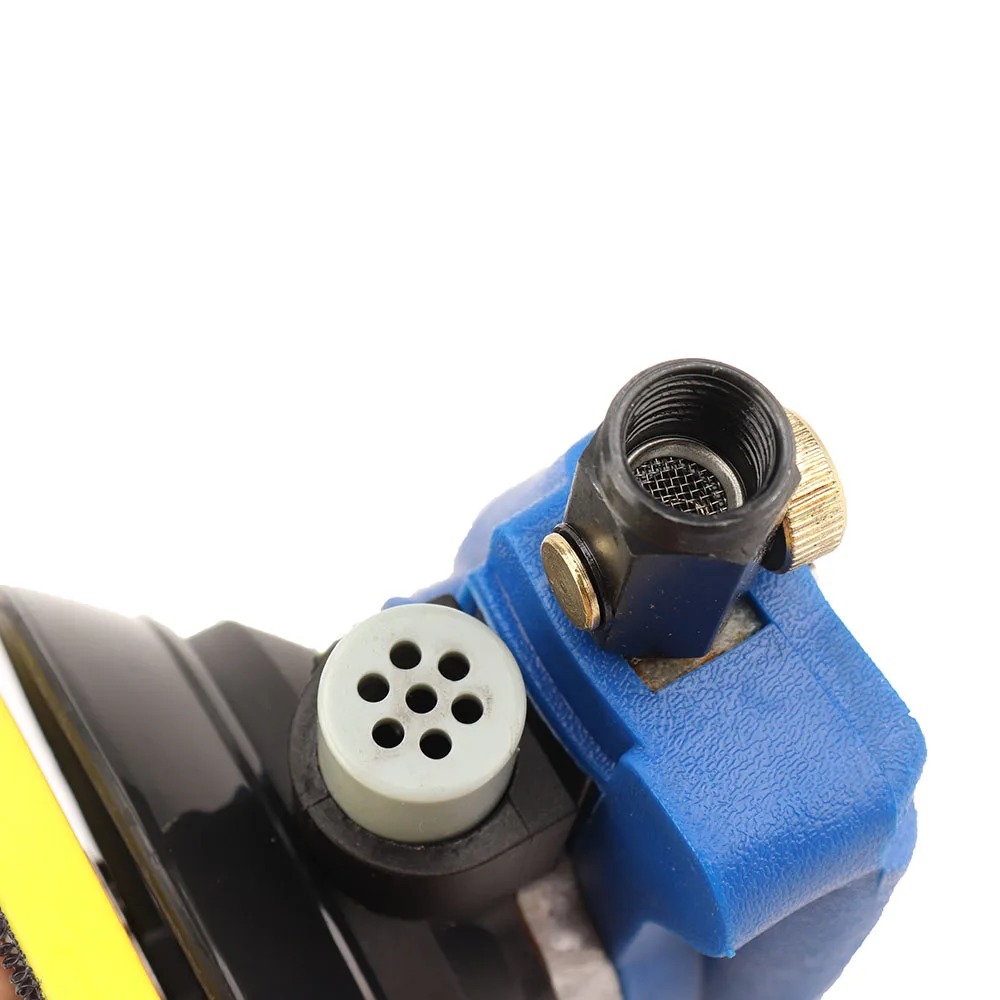 5/6 Inch Pneumatic Orbital Sander Air Polisher Air Vacuum Grinder Sander Car Body Waxing Polishing For Car Wood Grinding