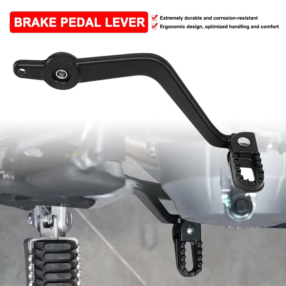 Motorcycle Rear Foot Brake Pedal Lever For CFMOTO 450MT 450 MT MT450 Aluminum Alloy Rear Brake Lever Combination Pull Rod Part