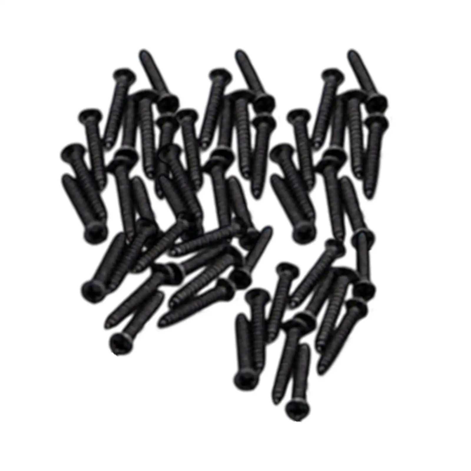 50x HO N Track Fixing Screw HO Scale High Strength Easy to Install,Metal,Train Accessories,for Model Train Parts Accessories