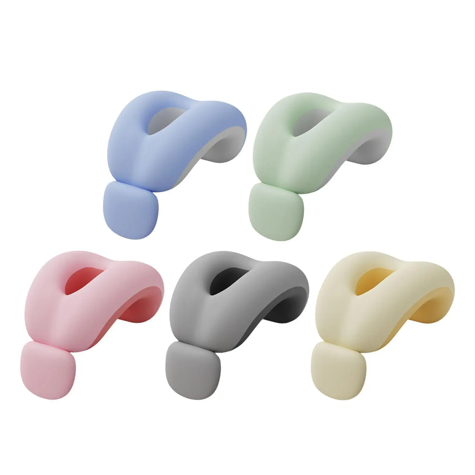 Face Down Pillow Nap Donut Pillow for Prone Face Down Resting Slow Compact Memory Foam Breathable Travel Neck Wedge for Car