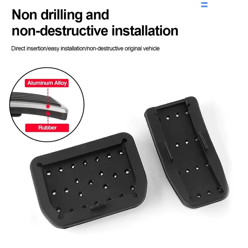 ينطبق على تسلا نموذج 3/Y/2024 تجديد 3 خنق الفرامل بقية دواسة فرامل مكافحة زلة وغطاء ملحقات مقاومة للاهتراء #5