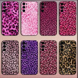 Leopard Pink Tiger Cool Phone Case For Samsung S25,S24,S21,S22,S23,S30,Ultra,S20,Plus,Fe,Lite,Note,10,9,5G Black Soft Cover