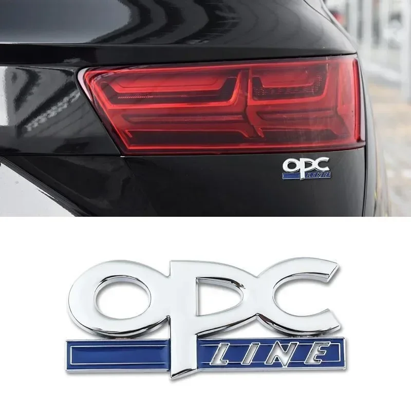 3D Metal OPC Line Car Rear Boot Trunk Emblem Naklejka Naklejka Akcesoria Do Opel Insignia Corsa E Astra H J D Zafira Vectra