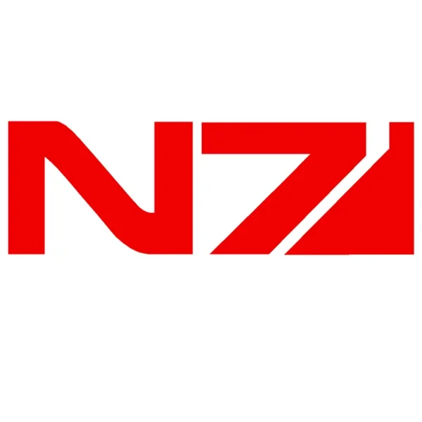 Mass Effect - N7  Vinyl Car Sticker Funny Game Car Trunk Motorcycle Helmet Sticker MacBook JDM Refit Decal Accessories