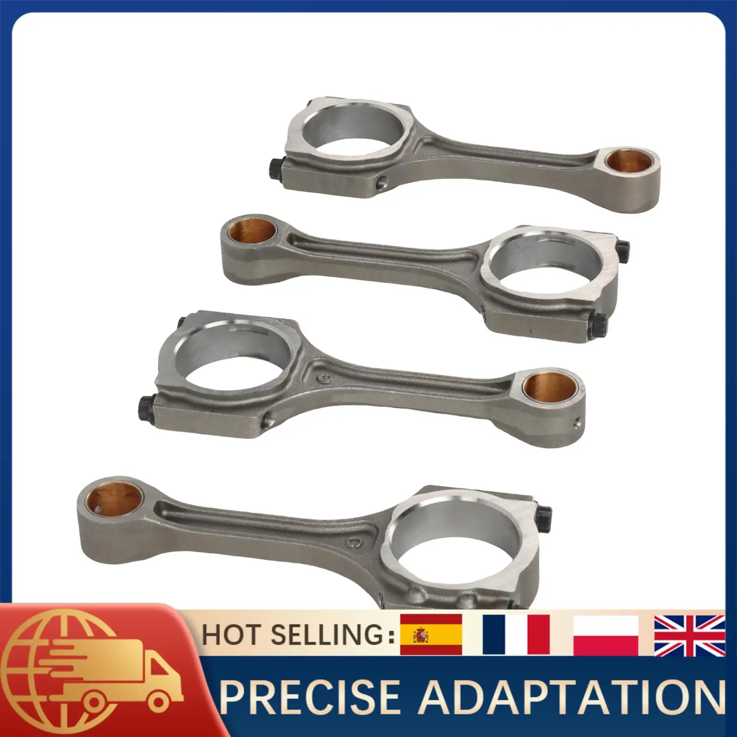 

4 шт. шатун 23510-2G500 23510-2G520 для двигателя Hyundai Sonata Santa Fe Tucson Kia Optima Sorento Sportage 2,4 л