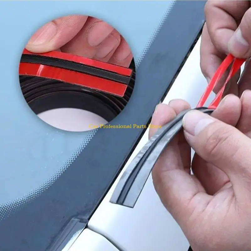 

R53D Auto Door Seal Strips 6M T Noise Reduction Weatherproof Rubber