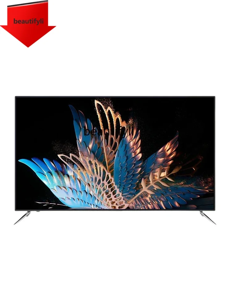 A61 100 بوصة تلفاز LCD 120 150 بوصة عالية الوضوح المنزل الذكي شاشة كبيرة شاشة تلفزيون مسطحة