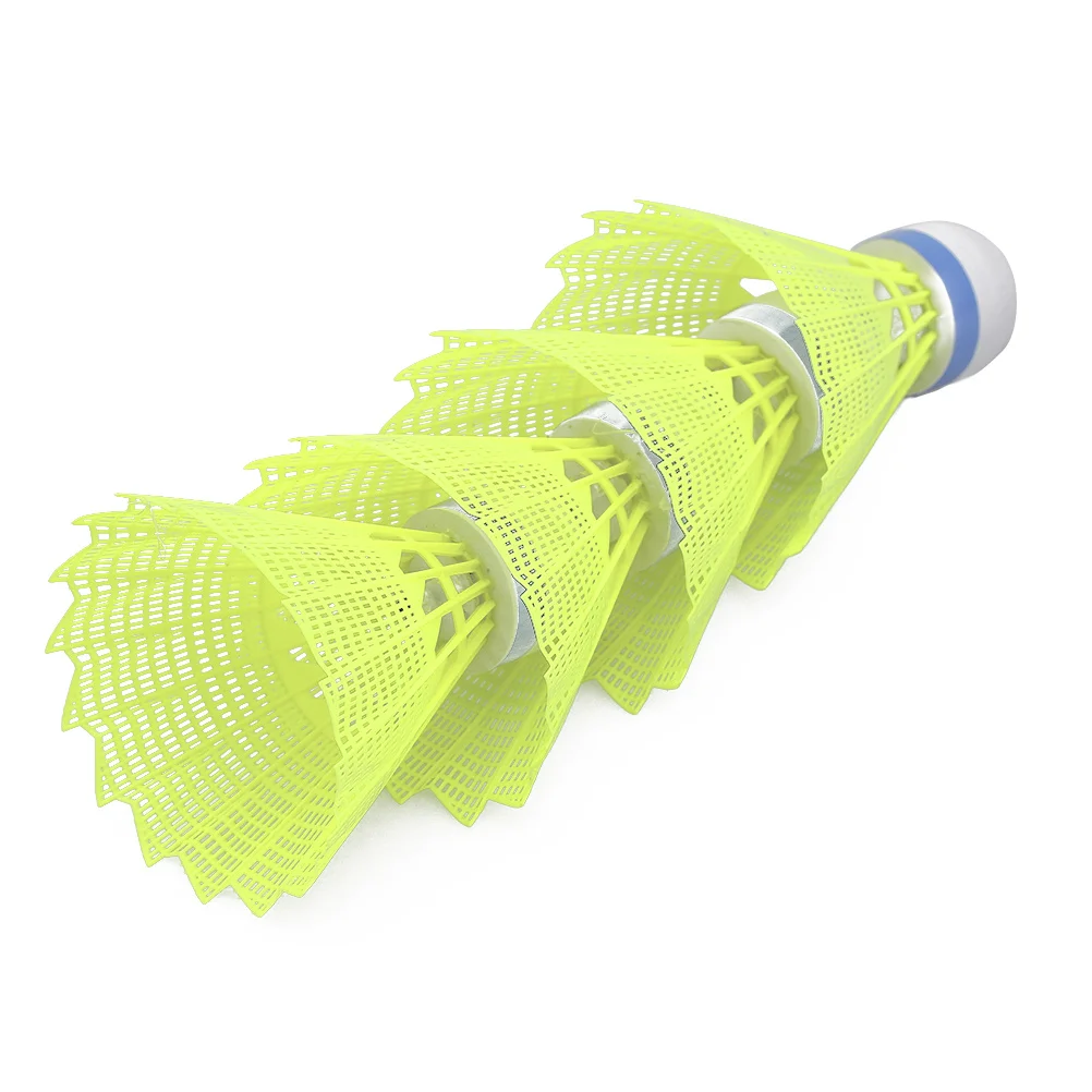 

4Pcs Luminous LED Badminton Durable Nylon Shuttlecocks Lighting Shuttlecock for Indoor Outdoor Sports (Random Color)