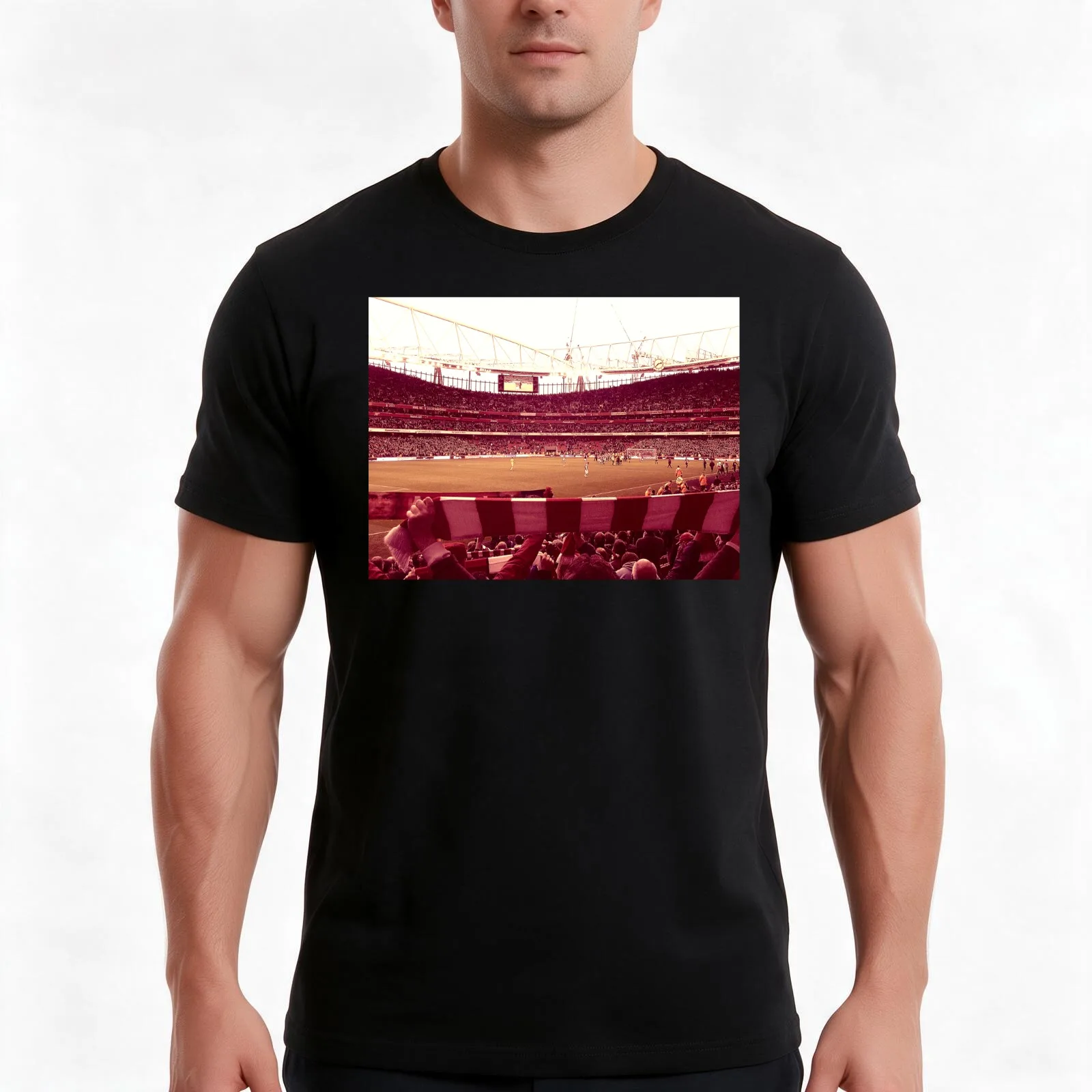 Gunners at Home T-Shirt, Summer Casual Cotton Tee, Oversized Streetwear Tops, Vintage Graphic Print, Loose Fit Short Sleeve