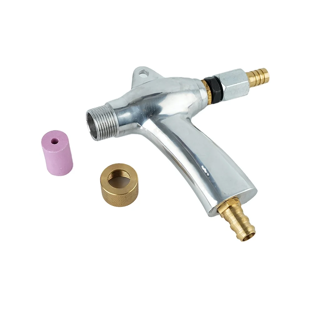 Hand-Held Stainless Steel Anti-Rust Ceramic Nozzle Tip for Sandblasting Pneumatic Power Tool Suction Nozzle Sandblast Cabinet