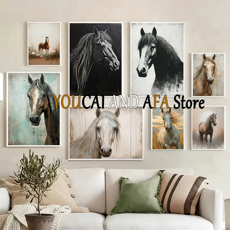 Vintage Horse Print… - image