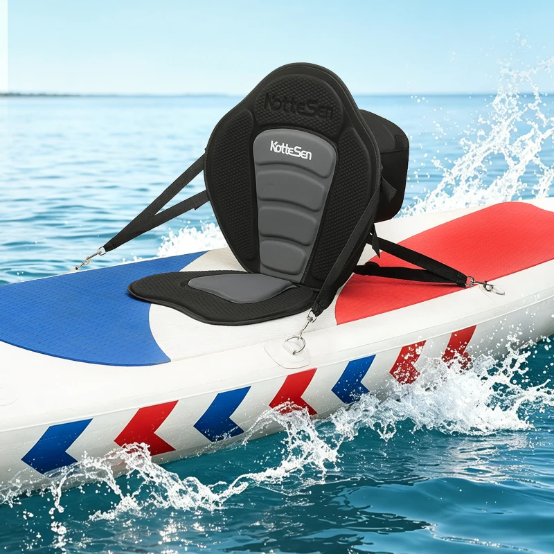 Colorful Kayak Seat, Multifunctional, Portable, Comfortable Rowing Boat Seat, High-Quality Rowing Boat Seat, Surfboard Seat with Lumbar Support