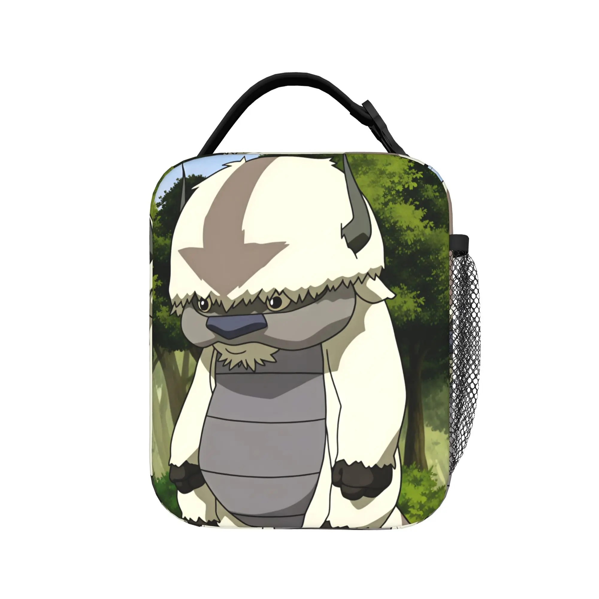Avatar The Last Airbenders Lunch Bag  Portable Zipper Lunch Box Child  Design Cooler Bag Casual Oxford Thermal Tote Handbags