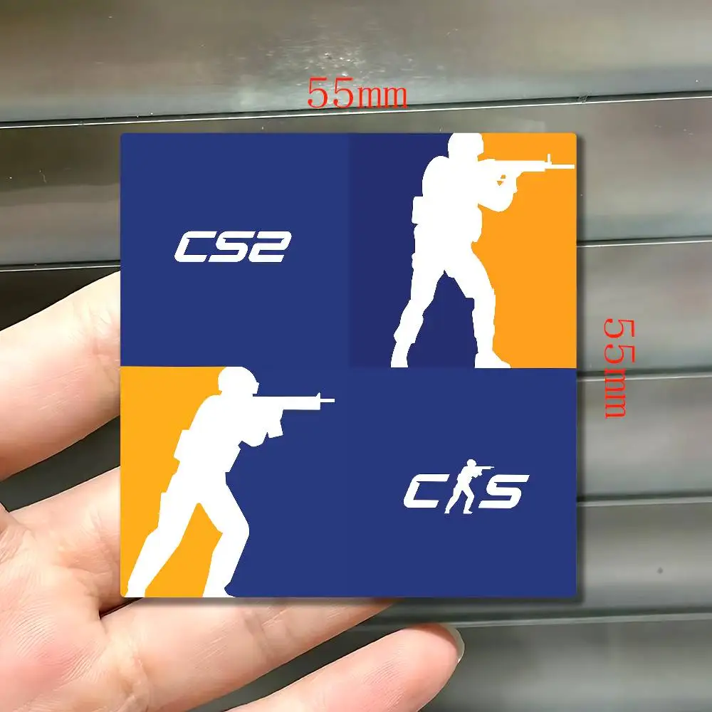 C-Counter-S-Strike CS 2 شعار شخصية صور مغناطيس الثلاجة جولة المغناطيسي الثلاجة الديكور هدايا تذكارية الزفاف