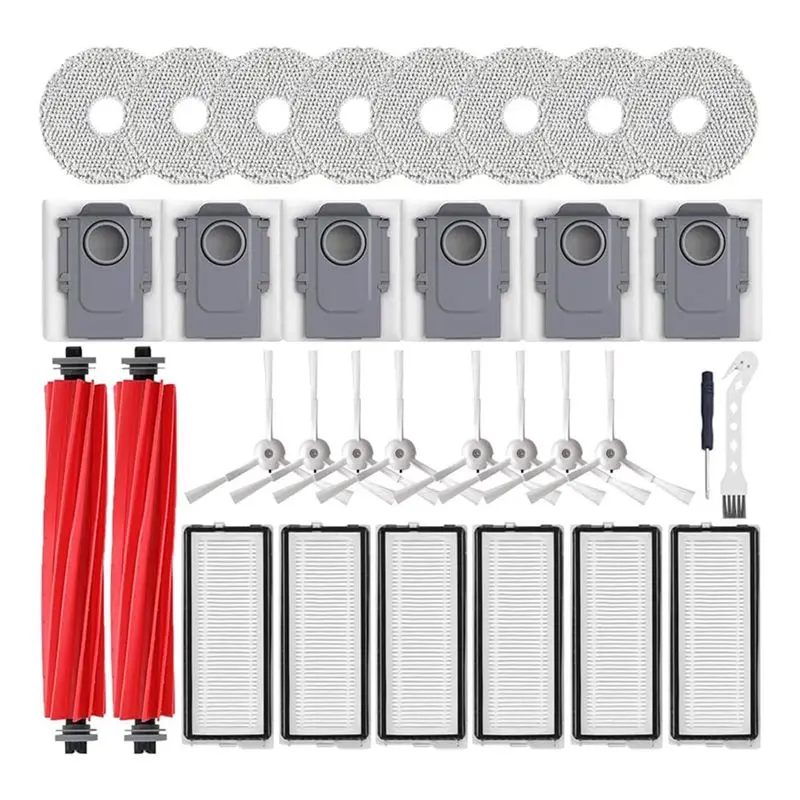 

Hot-For Roborock Qrevo S/Qrevo Plus/Qrevo Maxv/Qrevo Pro Vacuum Replacement Parts Accessories Cleaner