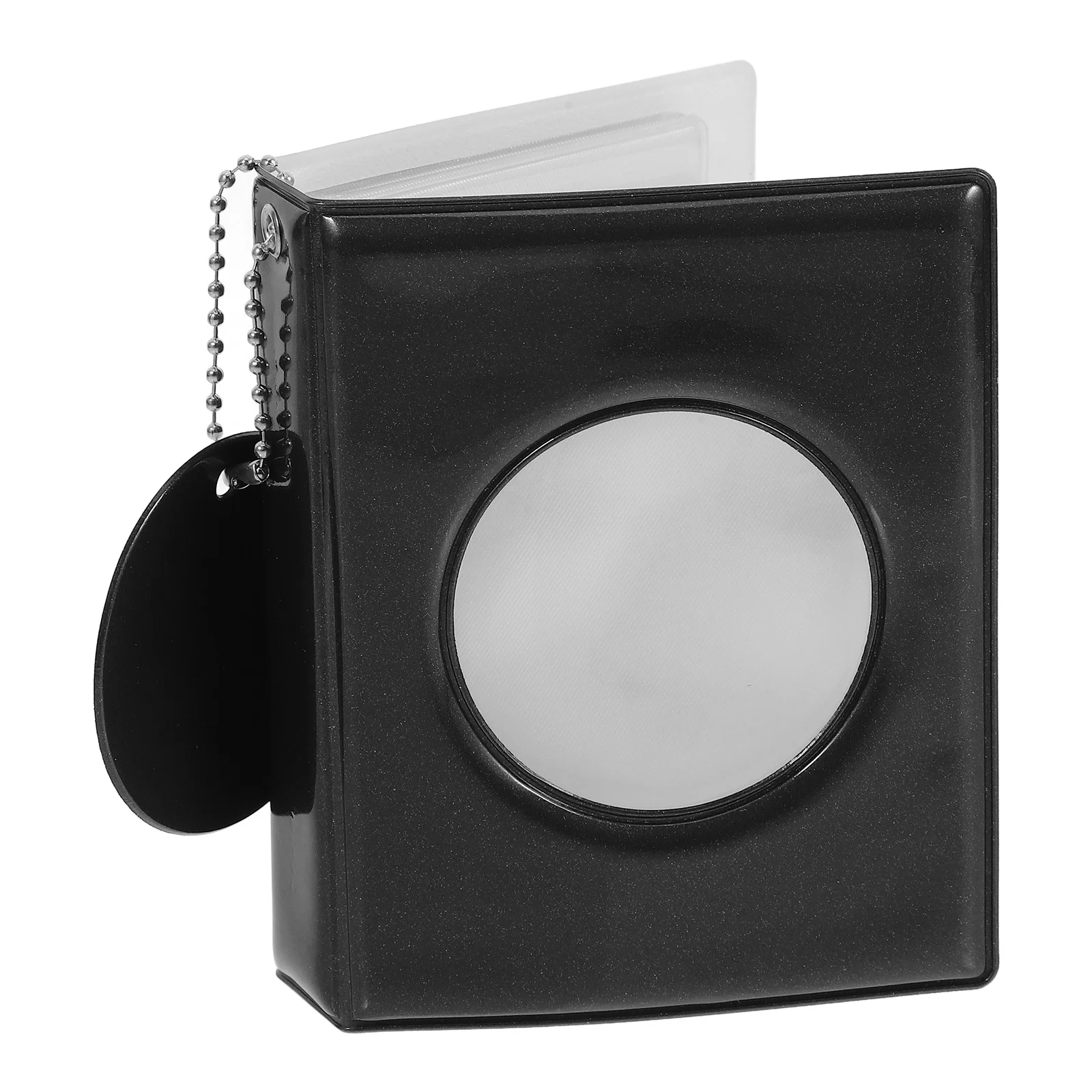 

Mini Photocard Holder Book Compact Photo Storage Album For Kpop Game Cards Hollow Out Design Small Picture Organizer Scrapbook