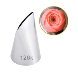 Rose Petal Cream Piping Nozzle Icing Cream Nozzle Cake & Cupcake Decorating Tools Bakeware Icing Tips #126K