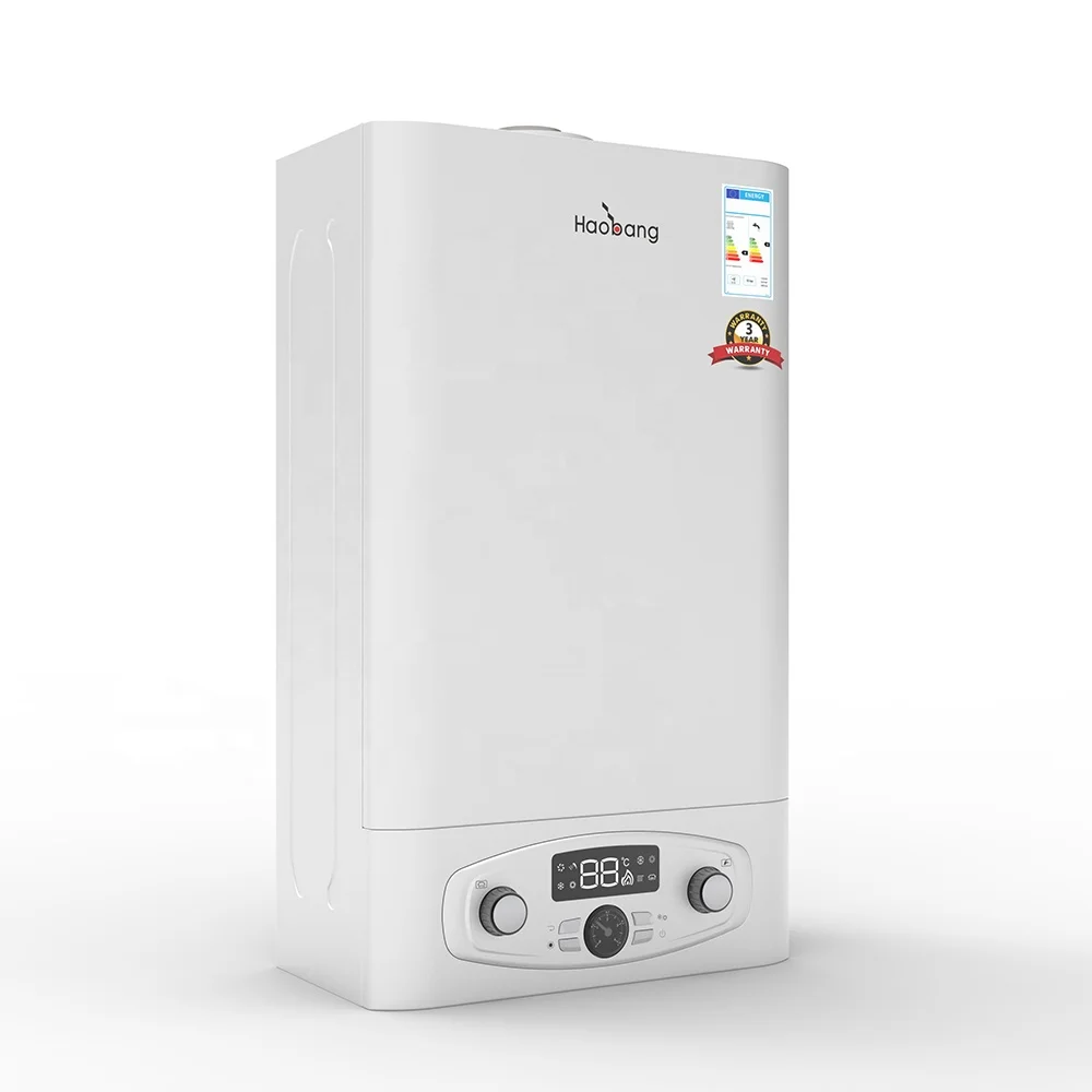 China 20KW 24KW 28kw Electric Domestic Gas Water Heater Natural Gas Boiler With Copper Heat Exchanger For Households