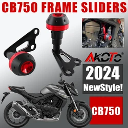 NEW 2Style Motorcycles Engine Protection Cover Frame Sliders Crash Pad Falling Protector Guard For HONDA CB750 HORNET 2023 2024+