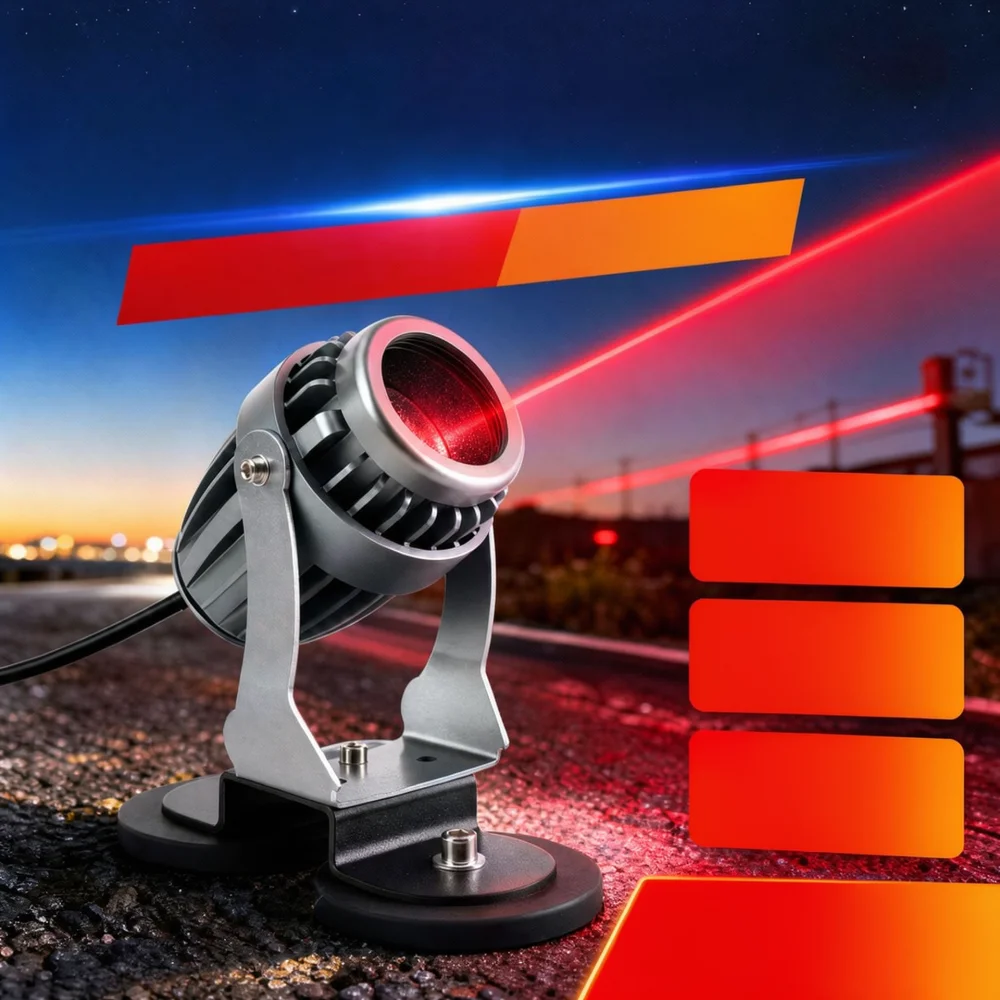 Professional Laser Spotlight Adjustable Power Metal Base Auxiliary Lighting For Car Offroad Adventure Night Travel