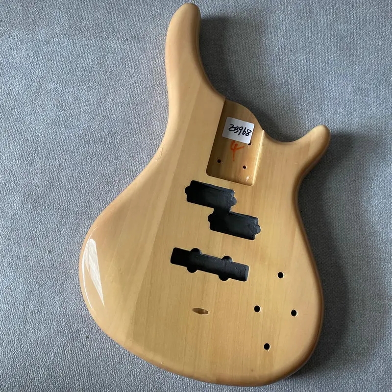 

EB968 Natural Solid Basswood for Active Electric Bass Body Unfinished DIY PJB Bass Parts Right Hand with Damages Replace Parts