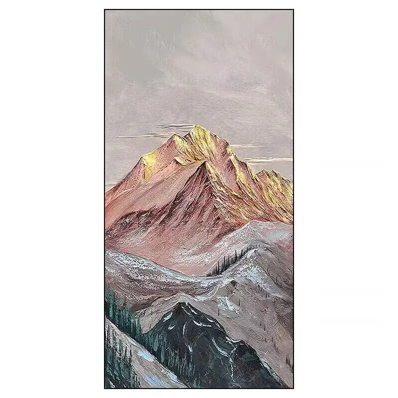 Northern Europe Jinshan Yinshan Abstraction Handmade Oil Paintings For Home Decoration Bedroom Dining Room Living Room And Sofa