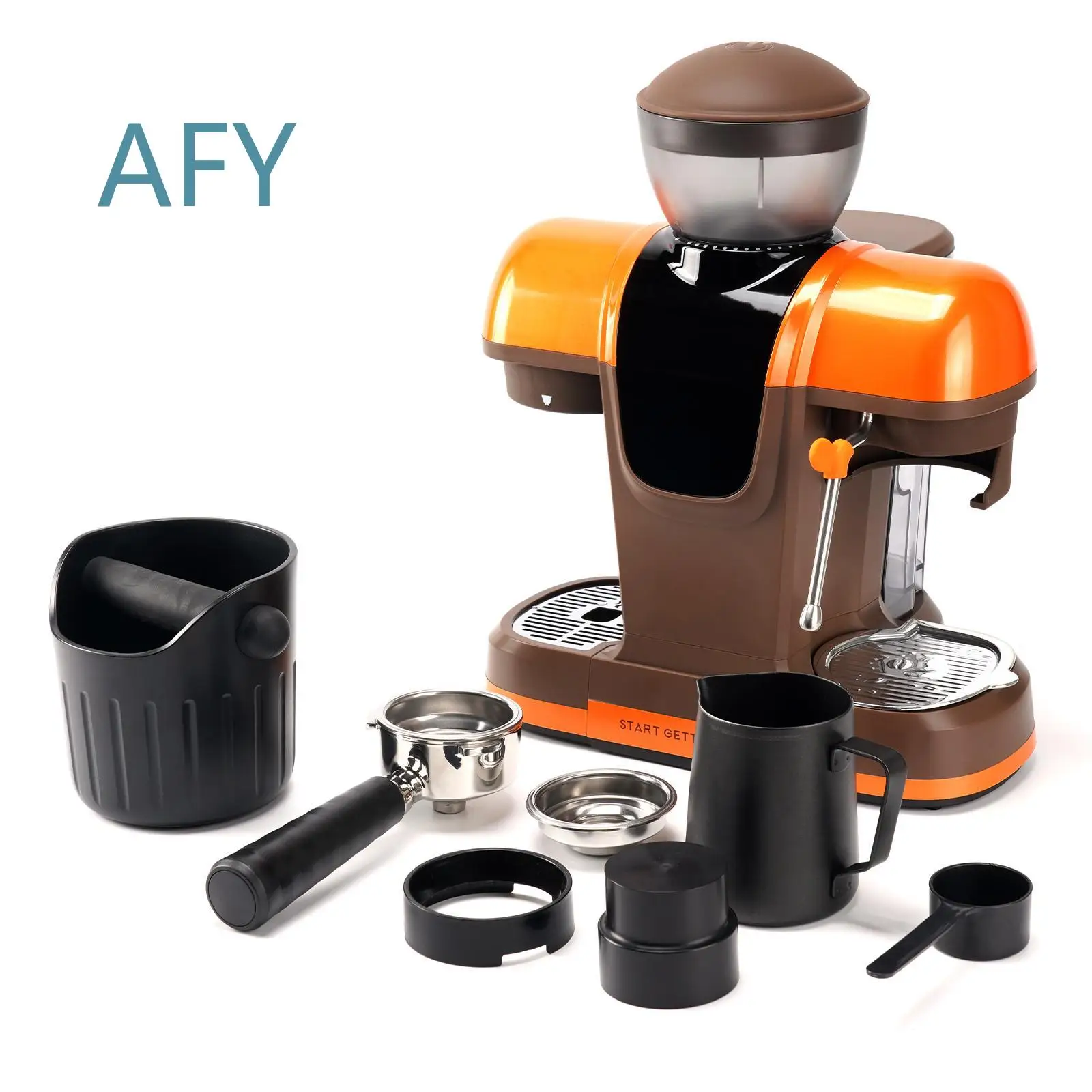 Smart 3-in-1 EU Automatic Espresso Machine 19Bar for Household Commercial Use for Ground Instant Coffee for OEM Custom LOGO