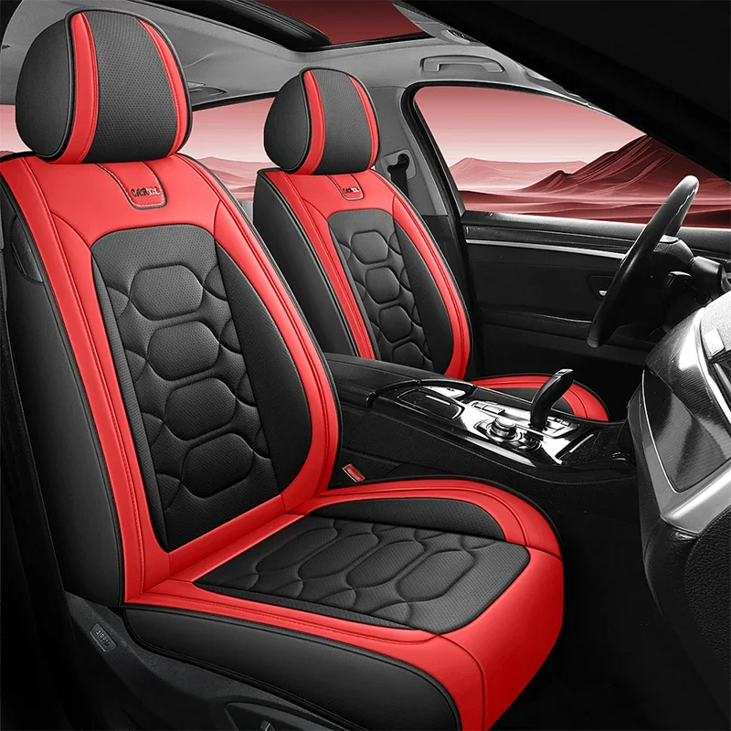 التغطية الكاملة العالمي بولي Leather الجلود مقعد السيارة يغطي لمازدا 3 CX-5 2 5 6 CX-3 CX-4 CX-7 CX-9 RX-8 CX-30 CX-50 اكسسوارات السيارات