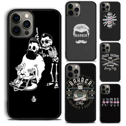 Barber Pole Scissor Comb Razor phone Case Cover For iPhone 17 Air 16 15 14 Plus apple 16 11 12 13 Pro Max coque