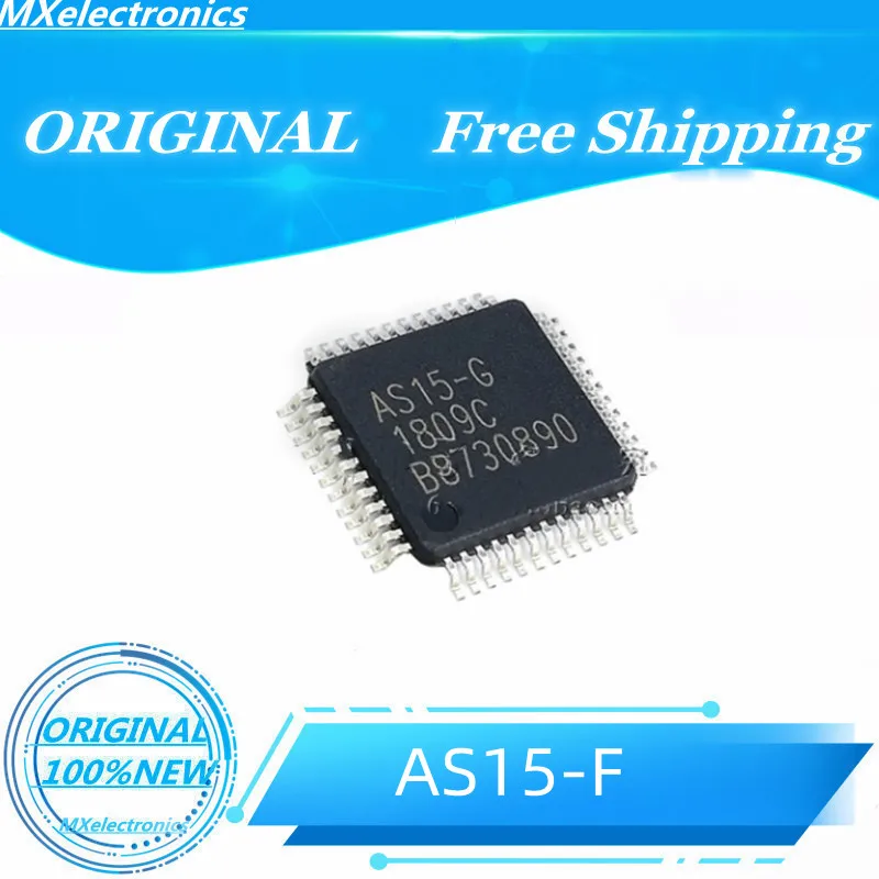 10 unids/lote 100% nuevo AS15-F AS15-G AS15F AS15G AS15 F AS15 GQFP-48 ORIGINAL