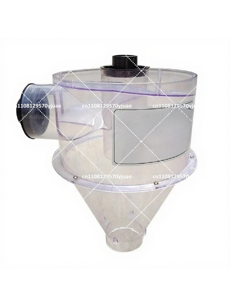 Cyclone Dust Separator with Metal Tank 4 Inch Retrofit ABS Cyclone Dust Deputy 2 Inch OD Connector Hose