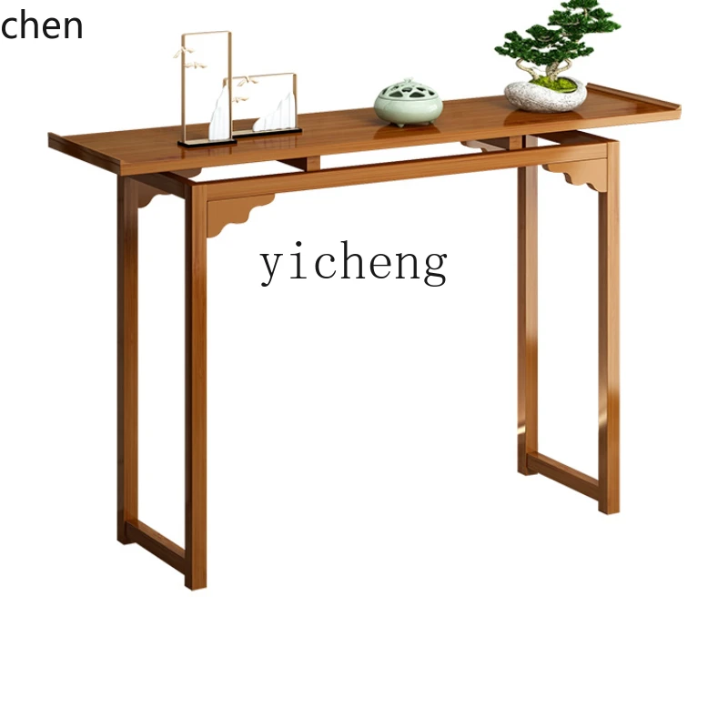 YFY  Buddha Shrine New Chinese Guan Gong Altar Incense Burner Table Modern God of Wealth Bodhisattva Prayer Altar Table