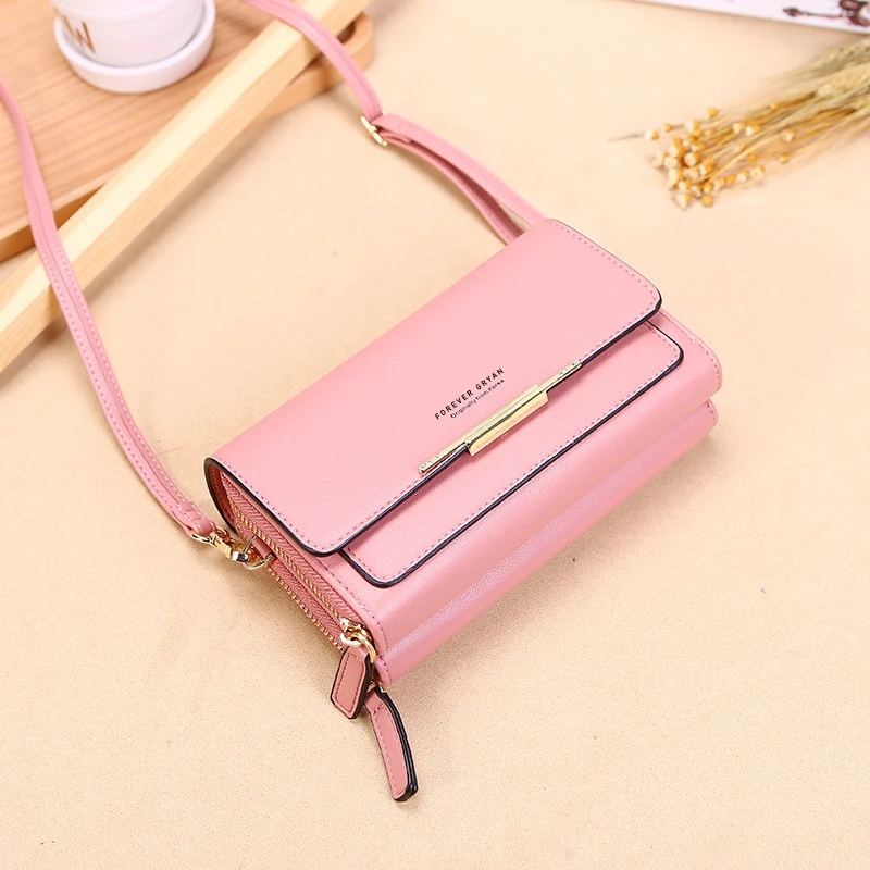 Nieuwe Pu Lederen Vrouwen Handtassen Vrouwelijke Multifunctionele Grote Capaciteit Schoudertassen Mode Crossbody Tassen Voor Dames Telefoon Portemonnee