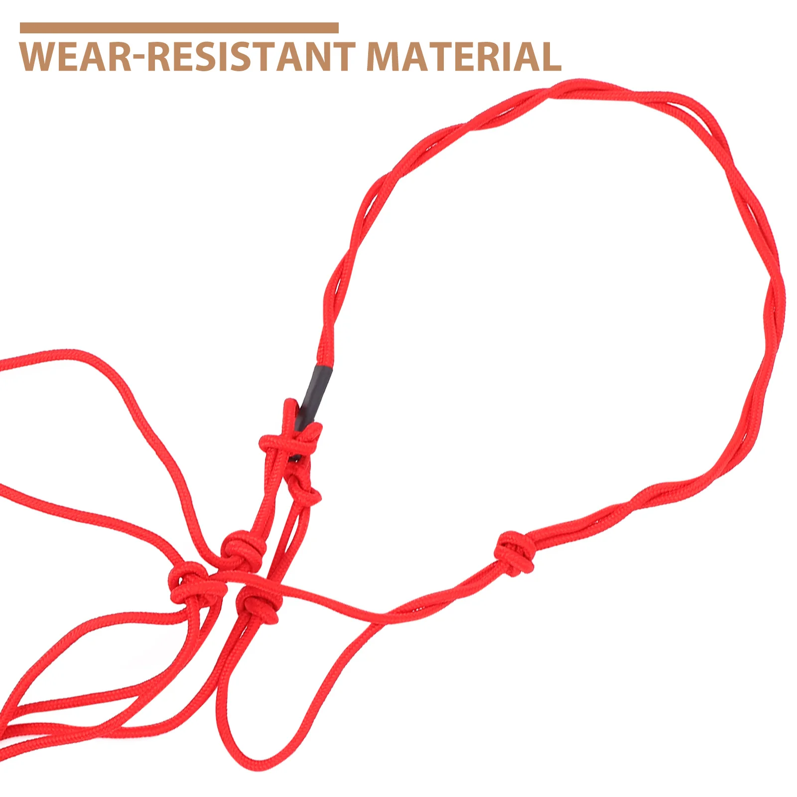 

Horse Halter Portable Wear Resistant Polyester Braid Training Halter Easy Use Practical Horse Supply Rope Halters