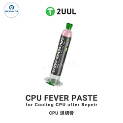 2UUL CPU FEVER PASTE Extensive Use for Quickly Cooling CPU High Temperature Solve Game Freezes Frequent Restarts Issue Repair