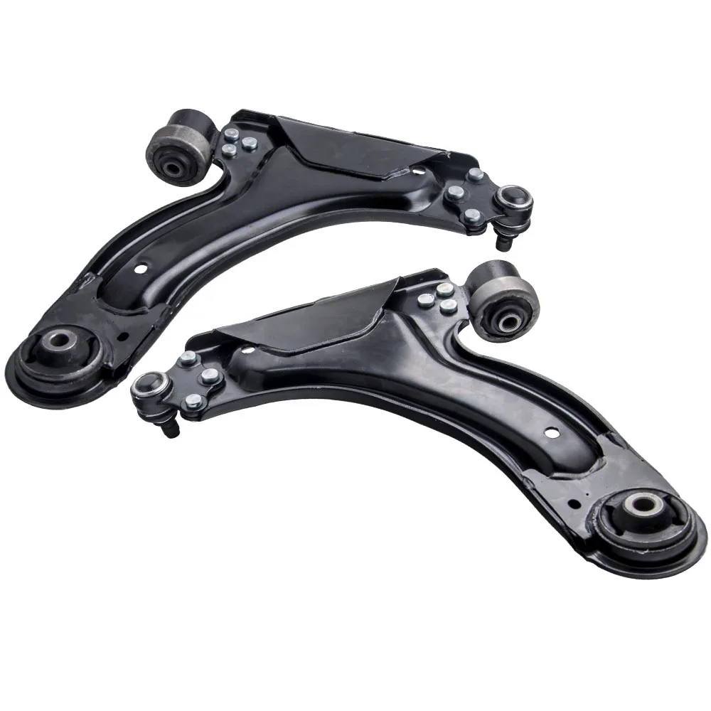 Pair Front Lower Control Arm Wishbone For Vauxhall Meriva Petrol MPV Mk I (A) X03 2003-2010