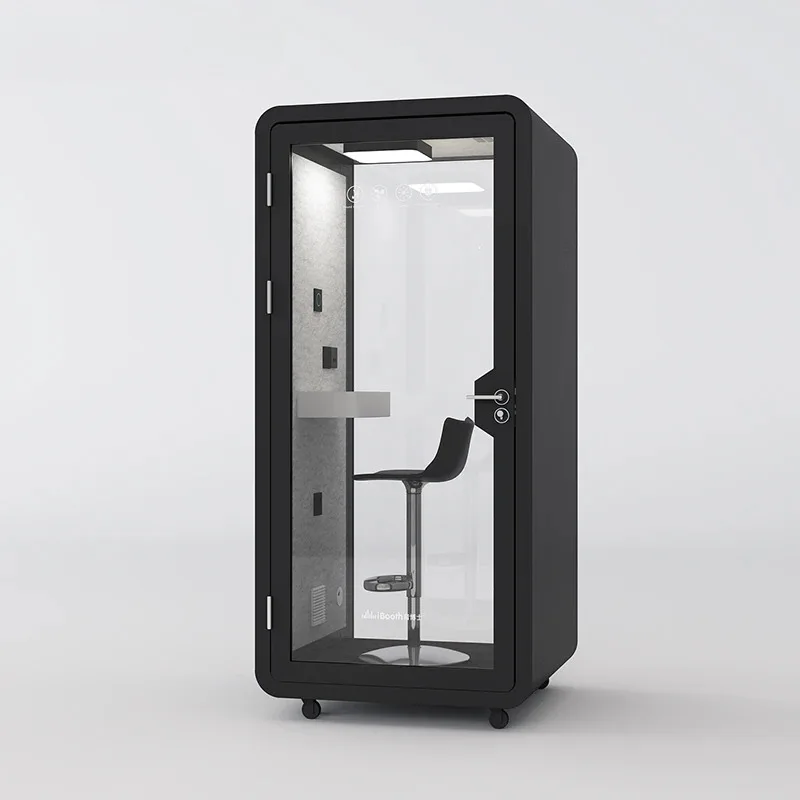 

Звукоизолированная офисная телефонная будка Acoustics Quiet для помещений, большая звуконепроницаемая кабина для записи, офисный модуль-кабина