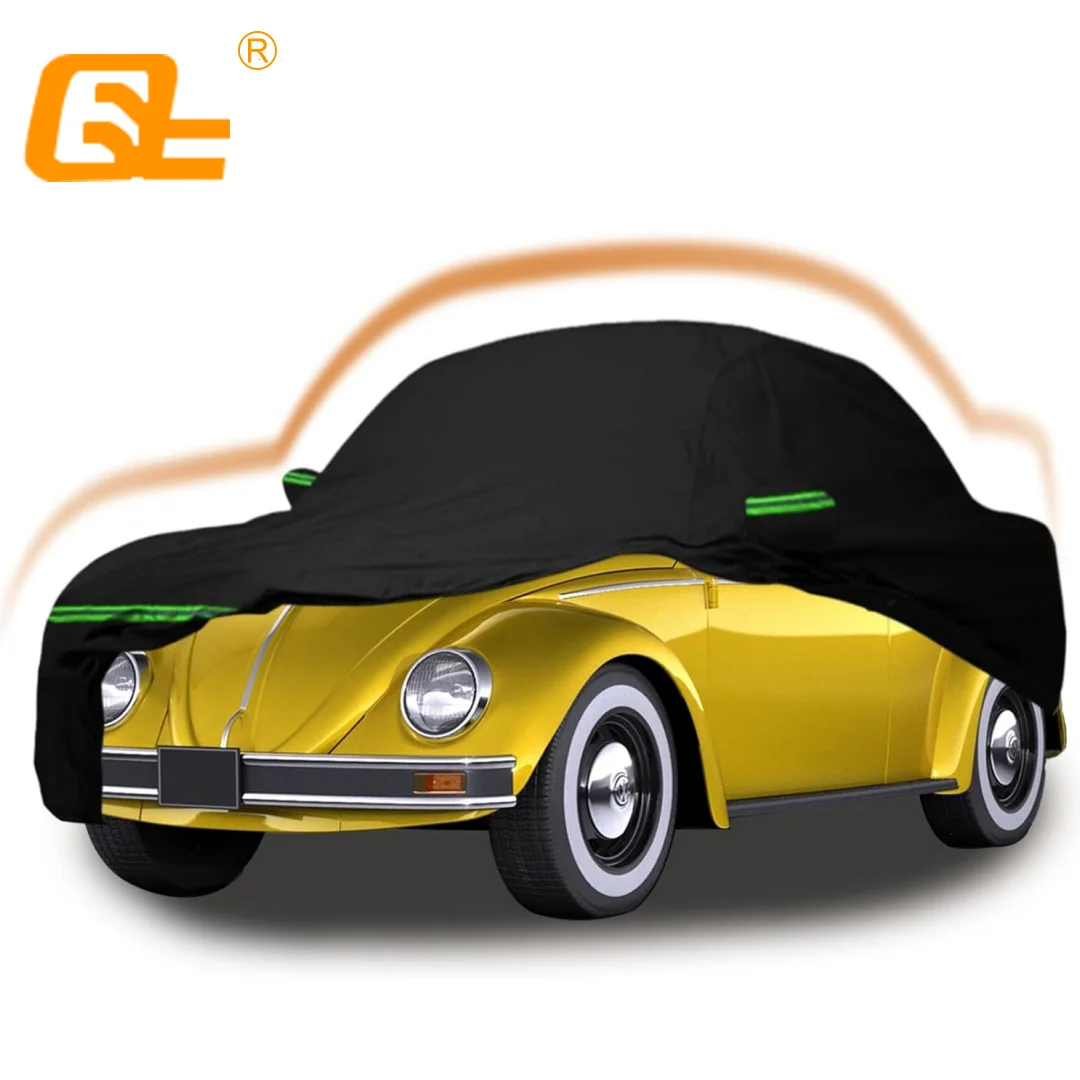 

Автомобильные чехлы на заказ, подходящие для Volkswagen Beetle Bug Sedan 1960-1980 годов, 2-дверные, всепогодная защита, непромокаемая, пылезащитная и УФ-защита