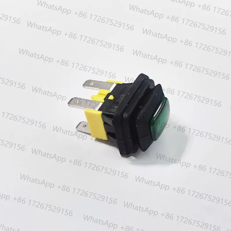 For Scotsman Ice Maker NU Series Red Cleaning Button & Green Rectangular Power Switch - Replacement Parts