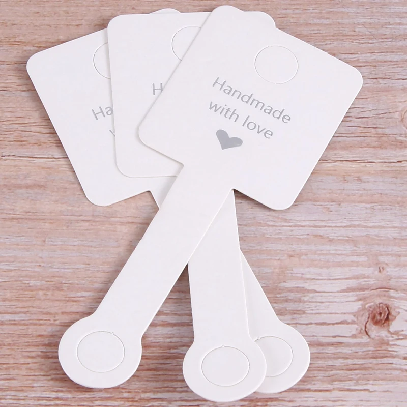 500 PCS Handmade With Love Mini Gift Paper Tags Gift Labels Paper Kindness For Gift Wrap, Wedding