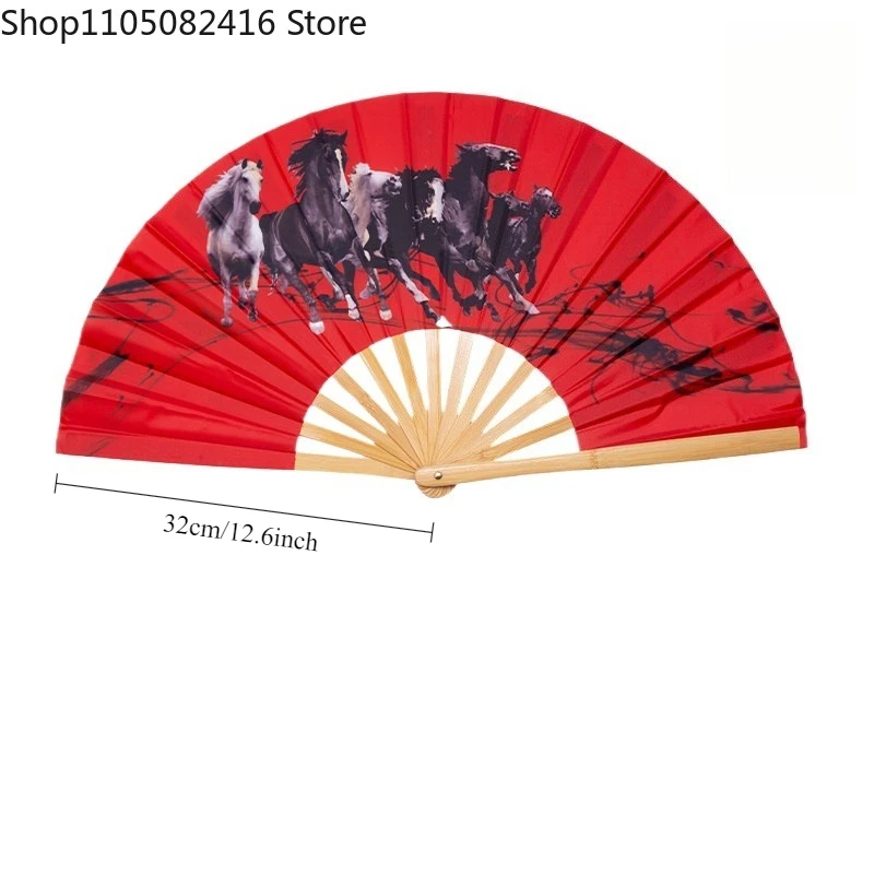 Bamboo Rib Tai Chi Fan Kung Fu Martial Arts Performance Fan