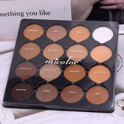 16 Colors Micolor Matte Outline Contour Compact Side Shadow Nose Shadow Makeup Palette Contour Palette Face Bronzer Focallure