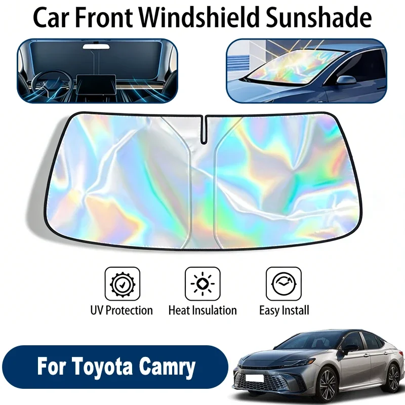 

Car Windshield Sun Shade UV Reflective Sun Visor Protection Cover For Toyota Camry XV40 XV50 XV70 XV80 2006-2026