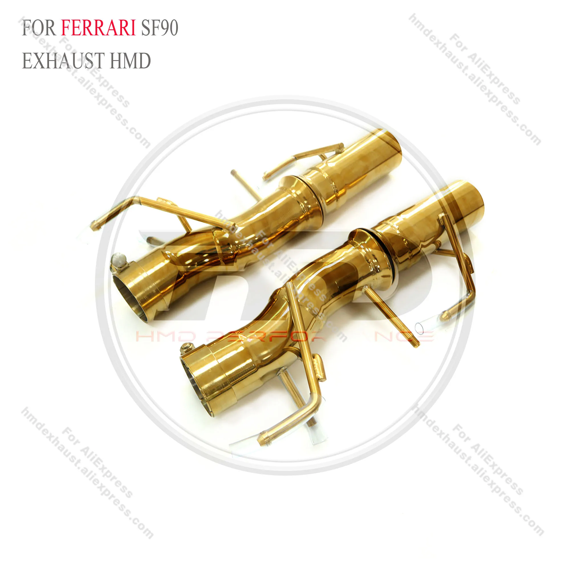 

Stainless steel Performance Catback exhaust for Ferrari SF90 2019+ HMD Exhaust System Without Valves